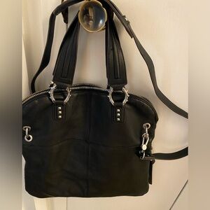 Black Leather Medium Aimee Kestenberg Convertible Purse